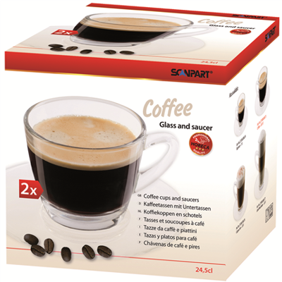 Scanpart Koffie Kop en Schotel