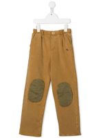 Bobo Choses pantalon en coton à coupe droite - Marron