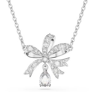 Swarovski 5647583 Ketting Volta Strik zilverkleurig-wit 38-43 cm