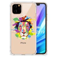 Apple iPhone 11 Pro Stevig Bumper Hoesje Lion Color