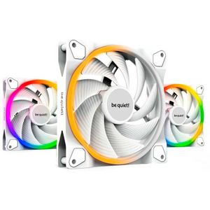 Light Wings White 120mm PWM Triple Pack Case fan