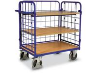 VARIOfit SW-800.303 Etagewagen Staal Laadvermogen (max.): 500 kg Gentiaan-blauw (RAL 5010)