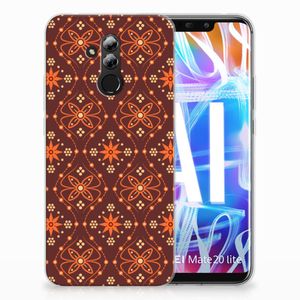 Huawei Mate 20 Lite TPU bumper Batik Brown