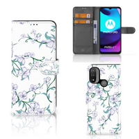 Motorola Moto E20 | E30 | E40 Uniek Hoesje Blossom White - thumbnail