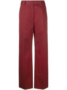 There Was One pantalon de tailleur à taille haute - Rouge