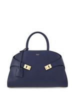 Ferragamo sac cabas Hug en cuir - Bleu