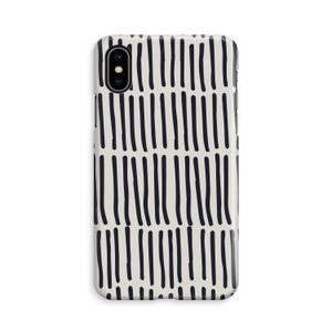 Moroccan stripes: iPhone Xs Volledig Geprint Hoesje