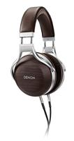 Denon AH-D5200 Over-Ear Hi-Res Audio Hoofdtelefoon, Premium Hifi-Hoofdtelefoon met FreeEdge 50 mm Drivers, Zebrahout Oorschelpen – Bruin
