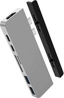 Sanho HyperDrive Duo 7-in-2 Dock voor MacBook Pro/Air, zilverkleurig