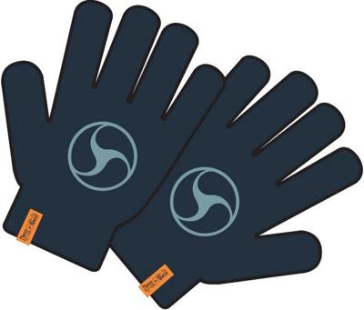 Studio 100 Nachtwacht vleermuis Handschoenen Unisex Grijs