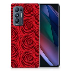 OPPO Find X3 Neo TPU Case Red Roses