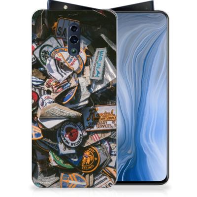 OPPO Reno Siliconen Hoesje met foto Badges OPPO Reno Siliconen Hoesje met foto Badges