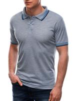 Ombre - heren poloshirt grijs - S1673