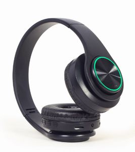 Gembird BHP-LED-01 hoofdtelefoon/headset Bedraad en draadloos Hoofdband Muziek/Voor elke dag Micro-USB Bluetooth Zwart