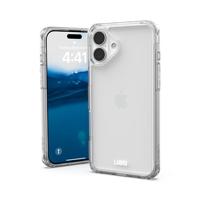 URBAN ARMOR GEAR Plyo Case compatibel met Apple iPhone 16 Plus case (draadloos opladen compatibel cover, drop-proof lucht-zachte hoeken, verhoogde rand) ijs (transparant)
