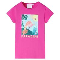 Kindershirt 116 donkerroze, kinderkleding, jongenskleding, hippe kinderkleding, kinderkled, meisjeskleding, leuke kinderkleding, stoere kinderkleding