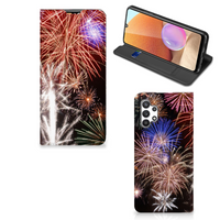 Samsung Galaxy A32 4G | A32 5G Enterprise Editie Hippe Standcase Vuurwerk - thumbnail