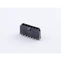 Molex 436500626 Male header, inbouw (standaard) Totaal aantal polen: 6 Rastermaat: 3.00 mm Inhoud: 1 stuk(s) Tape on Full reel