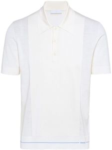 Prada polo en laine - Blanc