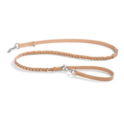 MiaCara MiaCara Bergamo Dog Leash Natural Braided