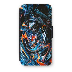 Black Unicorn: iPhone 8 Plus Flip Hoesje