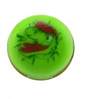Johntoy sticky stretchbal 6 cm groen/rood