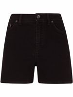 Dolce & Gabbana short en jean à taille haute - Noir - thumbnail