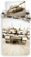 Tank Dekbedovertrek Camouflage - Eenpersoons - 140 x 200 cm - Katoen - thumbnail