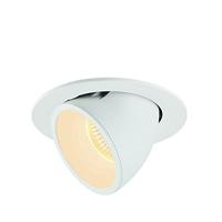SLV Plafondinbouwlamp NUMINOS® GIMBLE L / LED-spot, schijnwerper, plafondspot, inbouwlamp, binnenverlichting, 3000 K, 25,4 W, 2300 lm, wit, 55 graden