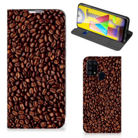 Samsung Galaxy M31 Flip Style Cover Koffiebonen