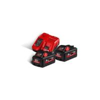 Milwaukee Milwaukee M18 HNRG-552 Accu Starterset 18V High Output™ 2x 5.5Ah - 4933464713