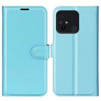 Xiaomi Redmi 12C Portemonnee Hoesje met Magnetische Sluiting - Blauw