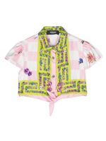 Versace Kids chemise Blossom - Rose