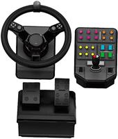 Logitech G Saitek Farm Sim Controller, PC/Mac/PS4 + landbouwsimulator 19 Farming simulator bundel zwart
