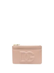 Dolce & Gabbana porte-monnaie zippé à logo DG - Tons neutres