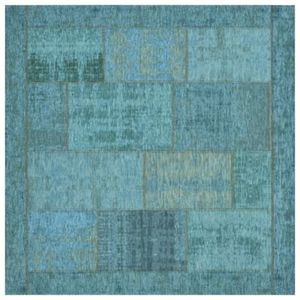 Vloerkleed Pablo turquoise 200x200