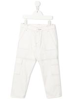 Eleventy Kids pantalon droit à taille mi-haute - Blanc