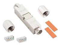 LOGILINK Veldconfectioneerbare kabelverbinder, MP0073, CAT6A, afgeschermd