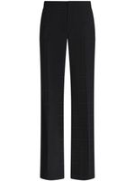 ETRO pantalon en laine vierge à coupe droite - Noir