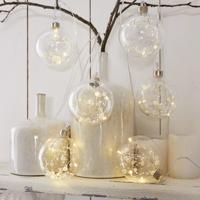 Kerstversiering, set van 6 Gisella