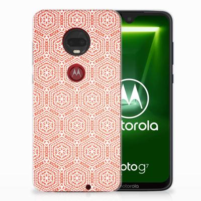 Motorola Moto G7 | G7 Plus TPU bumper Pattern Orange