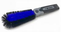 Racoon velgenborstel PP haren 29 cm microfiber zwart/blauw