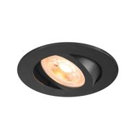 SLV Inbouwspot New Tria 68 rond - zwart - GU10 - 1007369