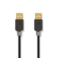 Nedis USB-Kabel | USB-A Male | USB-A Male | 480 Mbps | 2 m | 1 stuks - CCBW60000AT20 CCBW60000AT20