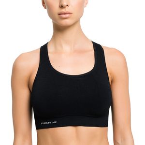 Pure Lime Seamless BH - - zwart - maat M/L