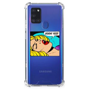 Samsung Galaxy A21s Anti Shock Bumper Case Popart Oh Yes