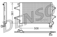 Condensor, airconditioning DENSO, u.a. für Seat, Skoda, VW - thumbnail