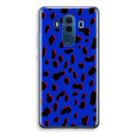 Blue Leopard: Huawei Mate 10 Pro Transparant Hoesje