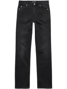 Balenciaga jean droit à taille mi-haute - Noir