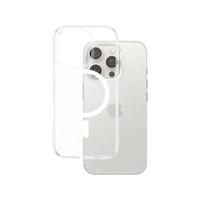 Panzer MagSafe compatibel met MagSafe harde glazen hoes voor iPhone 16 Pro, transparant